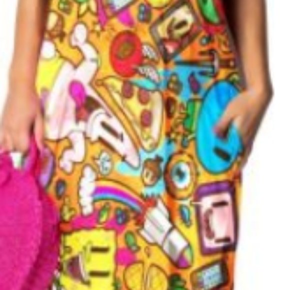 Cartoon Maxi Dress - Picture 3 of 4
